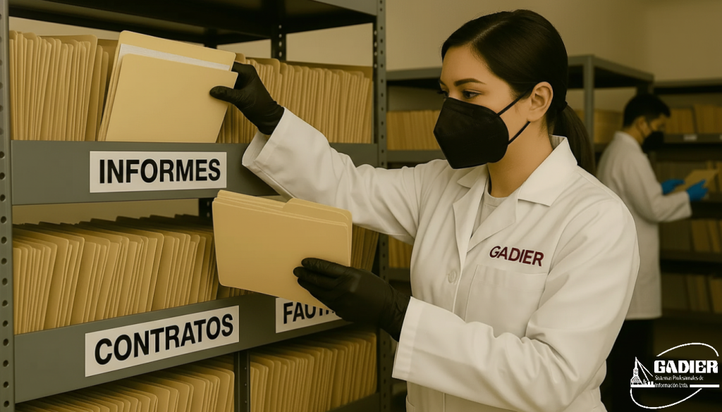 Servicios de gestión documental y organización de archivos en Colombia.