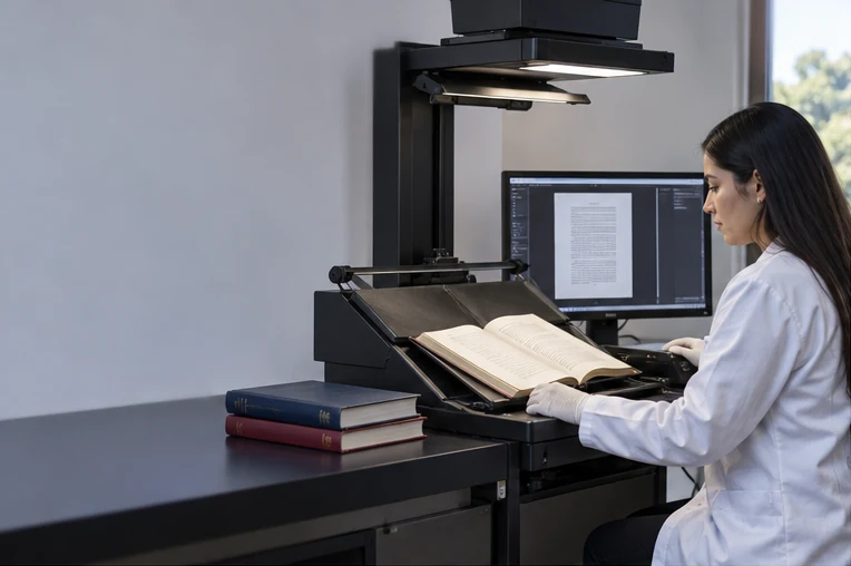 Digitalización de material bibliográfico